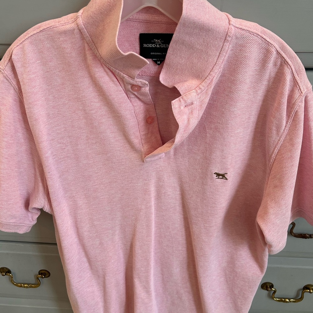 Rodd & Gunn Pink Polo Shirt Classic Cotton Design
